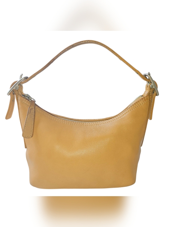 Coach Handbags - Vintage Coach Tan Leather Shoulder Hobo Bag